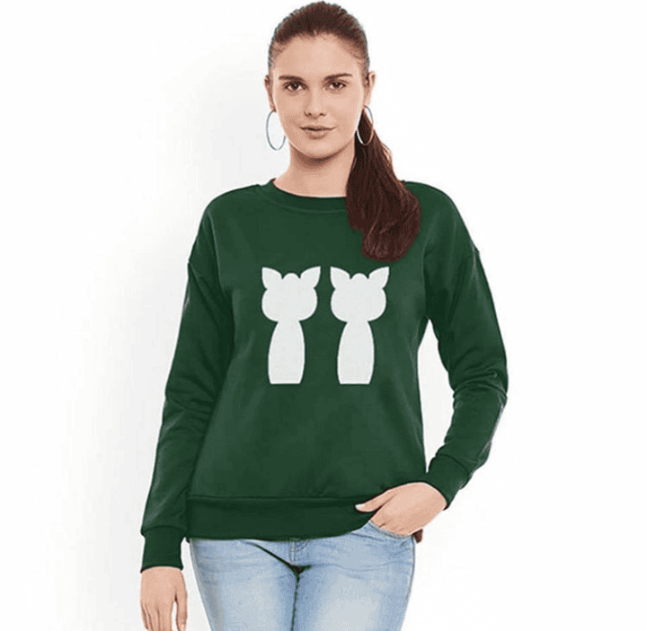 Two Cats Funky Sweatshirt Two Cats Funky Sweatshirt